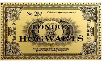 zlato striebro proof Harry Potter zlatý lístok