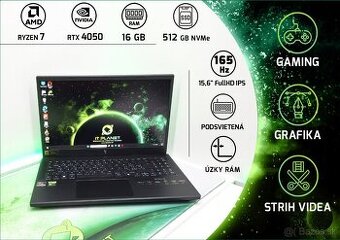 Acer Nitro V15 – Ryzen 7 / RTX 4050 / DDR5 – Herný NB