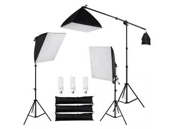 Predáme štúdiový LED set – 3× Softbox 135 W