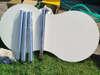 Biely stôl 150 cm