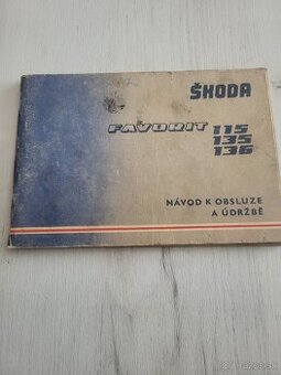 Škoda-Favorit 115,135,136 návod  k obsluze  a údržbu.