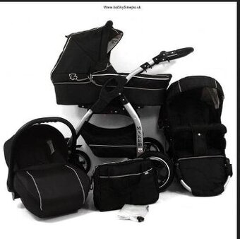 Kočík 3v1 čierny