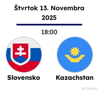 Vstupenka Slovensko 21 - Kazachstan 21