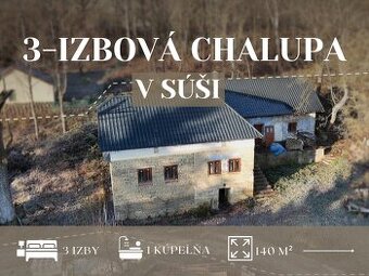 Chalupa v peknom a tichom prostredí v blízkosti Starej Turej