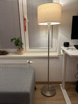 Stojacia lampa KRISTOF V145 cm brúsená oceľ