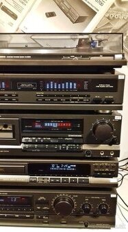 Zostava TECHNICS B02 gramofon, equalizer, deck, CD, receiver - 1