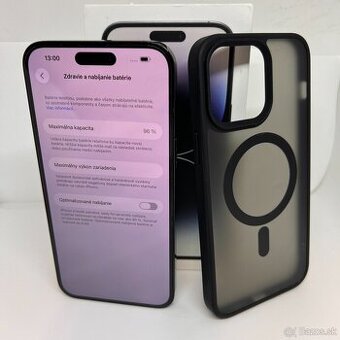 IPHONE 14 PRO MAX SPACE BLACK 128GB ZÁRUKA - DOBRÝ STAV