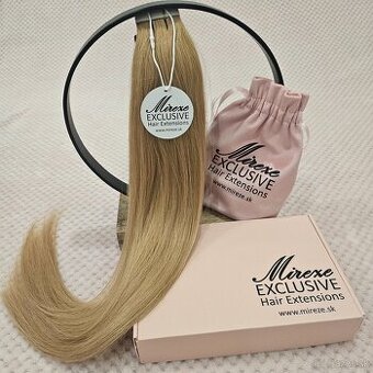 🖤 Tape-in predĺženie vlasov #27 – Medová blond