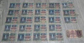 20 Kronen (1913) a 100 Pengö (1930) bankovky