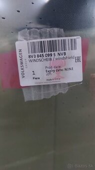 Predám čelné sklo na Audi A3,S3 8V3845099AS NVB