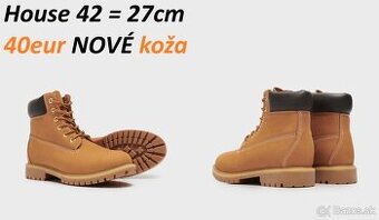 Topánky KOŽENÉ, Čižmy POLYURETÁNOVÉ, Mikiny RYBINOVÉ