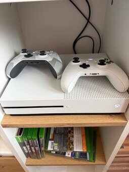 Xbox one s, 2 ovládače +12 hier