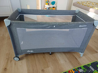 CESTOVNÁ POSTIEĽKA: CARETERO BASIC PLUS GREY + závesné lôžko