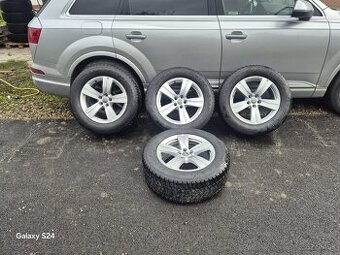 Disky ALU kolesá Audi Q7 4M R18 a zimné pneumatiky