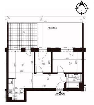 CORVUS Predám 3 izbový byt