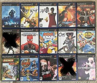 PS2 hry (Sony playstation 2)