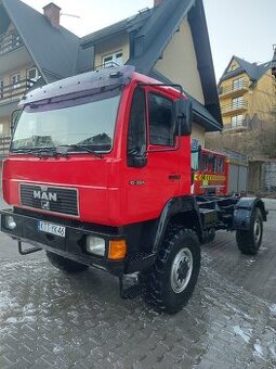 Man L2000 4x4 6valec vrtnica Kipper LE unimog praga