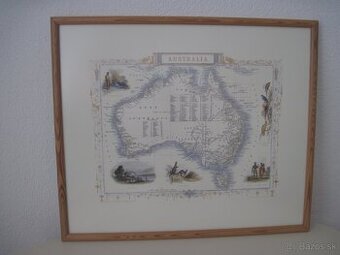 mapa Austrálie