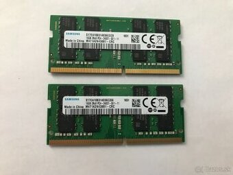 So-dimm ram SAMSUNG 2x16GB DDR4-2400 mhz.