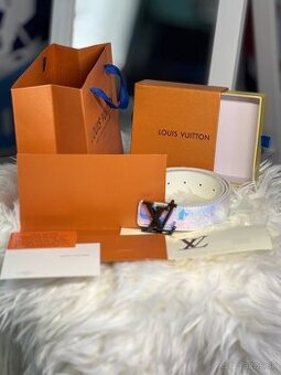 Louis Vuitton Opasok – Dúhový + faktúra & balenie