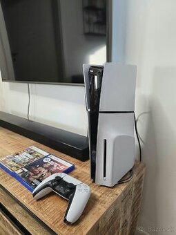Predám PlayStation 5 Slim (disková verzia) – TOP STAV