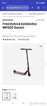 Predám freestyle kolobežku z Decathlonu