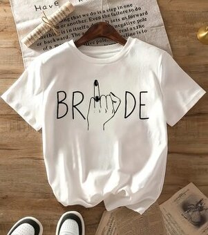 Damske biele tricko M