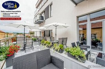 Exkluzívny, 2-izb. byt s veľkou terasou pri pešej zóne.