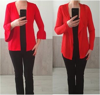 Nový červený kardigán v.L