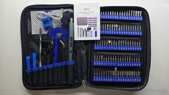 120 dielná sada elektrických skrutkovačov