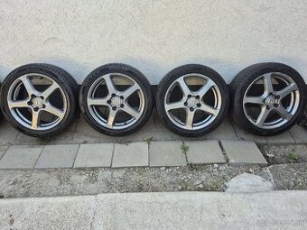 Alu disky R17 5x114.3 s letnými pneu - 1