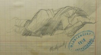 Ladislav Mednyánszky (1852 - 1919) / Po boji (zo skicára)