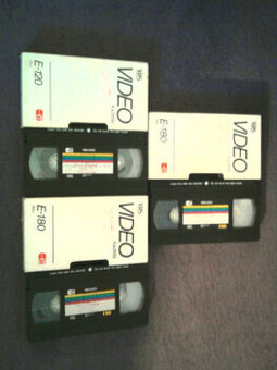 Prvé československé VHS VIDEOKAZETY "FL-B"