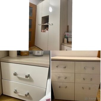 Skriňa, komoda, nočný stolík