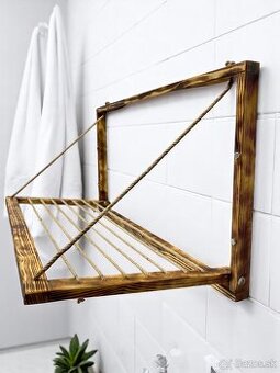 Štýlový sušiak na osušky a bielizeň