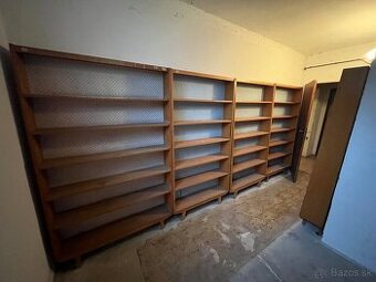 Regal, kniznica - retro