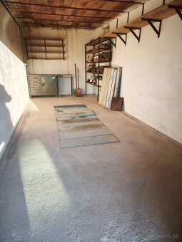 Murovaná garáž 26 m² s jamou