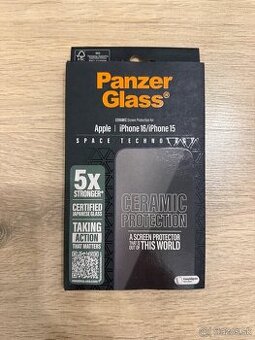 PanzerGlass iPhone 16, iPhone 15 - CERAMID