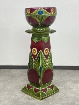 Secesný stojan na kvety