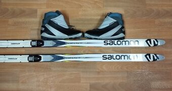 Predám bežkový set:Bežky SALOMON 171cm,šupiny.SNS.