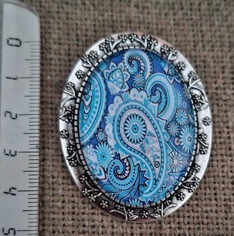 Brošňa č.22 - modrá