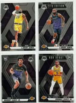 NBA karty - Lebron+Bronny James