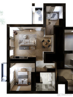 3 izbový byt v centre mesta Michalovce - 1