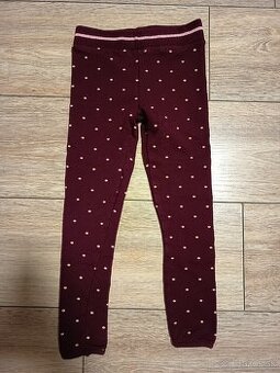 Dievčenské oteplené legíny, veľkosť 122