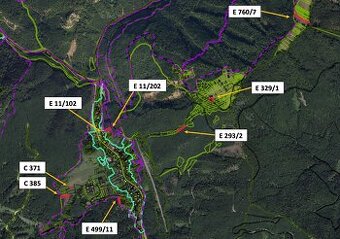 Dolný Harmanec – 2.000 m2 ORNÁ PÔDA a LESY
