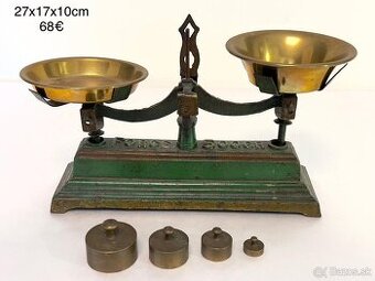 Starozitna kuchynska váha Force