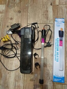 Filtrácia + ohrievač do akvária