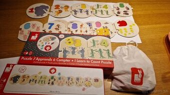 Janod počítanie do 10 puzzle