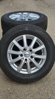 Alu kola 5x114,3 R15 – Toyota, Honda + pneu Bridge