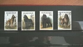 Poštové známky č.1002 - Belgicko - psi